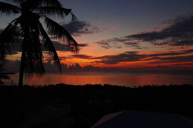 rental price studio apartment zen Sunrise view of the villa